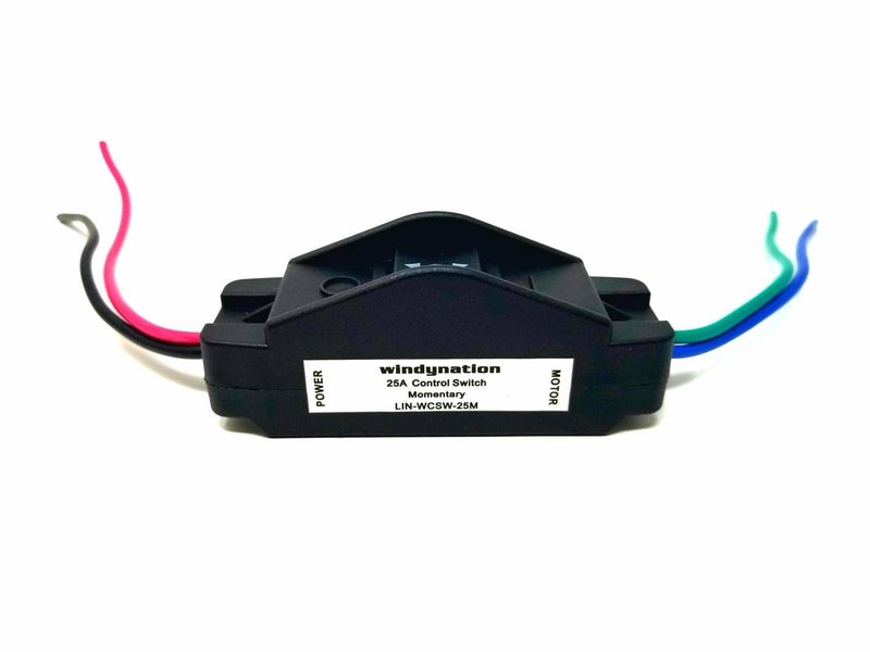 WindyNation 25A DPDT Forward Reverse Up Down Reverse Polarity Switch for Hoist, Winch, Crane, Motor, Linear Actuator (Momentary Switch) - Image 3